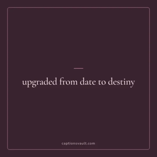 Anniversary Caption card: upgraded from date to destiny