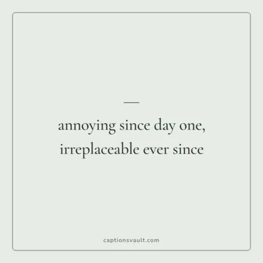 Birthday Captions card: annoying since day one, irreplaceable ever since